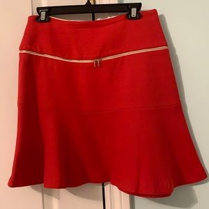 Red Sandro skirt